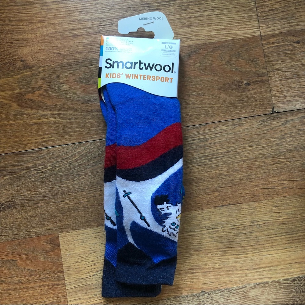 Kids Smartwool snow sports socks
